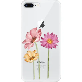 Odolné silikonové pouzdro iSaprio - Three Flowers - iPhone 8 Plus