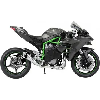 autíčko Maisto Kawasaki Ninja H2 R šedá 1:12