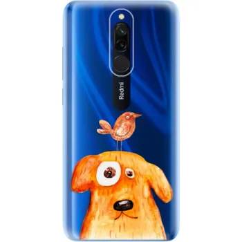Pouzdro na mobilní telefon Odolné silikonové pouzdro iSaprio - Dog And Bird - Xiaomi Redmi 8
