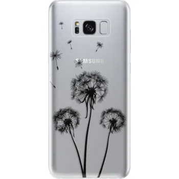 Pouzdro na mobilní telefon Odolné silikonové pouzdro iSaprio - Three Dandelions - black - Samsung Galaxy S8