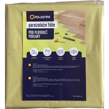 Kročejová izolace Paroizolační fólie pod plovoucí podlahy 4x5m (20m2)