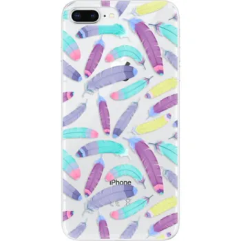 Pouzdro na mobilní telefon Odolné silikonové pouzdro iSaprio - Feather Pattern 01 - iPhone 8 Plus