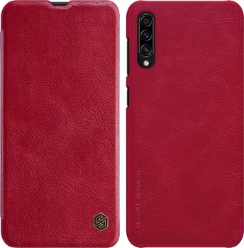 Pouzdro na mobilní telefon Nillkin Qin Book pro Samsung Galaxy A30s/A50s červené