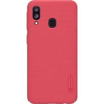 Pouzdro na mobilní telefon Nillkin Super Frosted pro Samsung Galaxy A40 červené