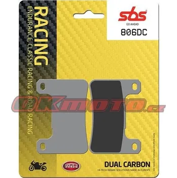 Brzdová destička Přední brzdové destičky SBS 806DC - Suzuki GSX 1300 R Hayabusa, 1300ccm - 08-12