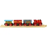 Bigjigs Toys Rail Osobní vlak + 3 koleje
