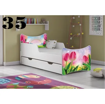 Dětská postel Plastiko Dětská postel Tulipány - 35 - 160x80
