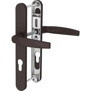 Dveřní kování ROTO Klika-klika VICTORY úzký štítek 32 mm Barva: Hnědá RAL 8019