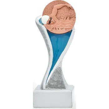 Cinkili Trofej C16011 plavání Označení: C, Výška: 14,5 cm, Průměr: --