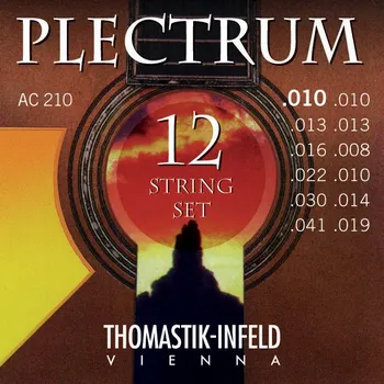Strunný nástroj Thomastik PLECTRUM AC210 - Struny na dvanáctistrunnou kytaru - sada