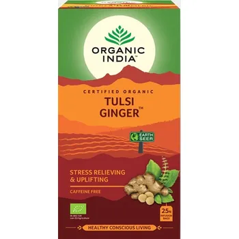 Čaj Organic India Tulsi Ginger Bio 25 x 1,74 g