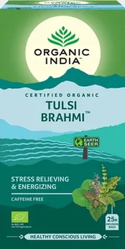 Léčivý čaj Organic India Tulsi Brahmi Bio 25 x 1,74 g