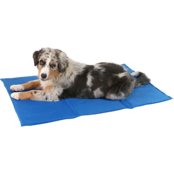 Pelíšek pro psa Chladící matrace, podložka, COOL MAT, 50 x 65 cm modrá