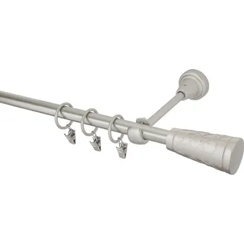 Garnýž Garnýž kovová 200 cm jednořadá 16 Sevilla chrom mat