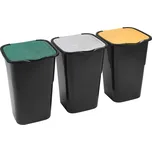 Heidrun Sada košů 3x 50 l na tříděný…