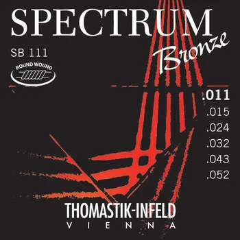 Struna pro hudební nástroj Thomastik SPECTRUM SB111 - Struny na akustickou kytaru - sada