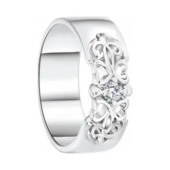 Prsten 7AE AN1044 Dámský stříbrný snubní prsten AG925 - velikost 51 - AN1044-D-51