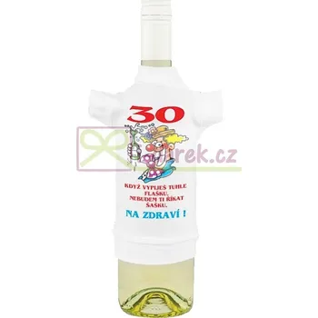 Žertovný předmět Tričko na lahev jubileum - výročí 30 let