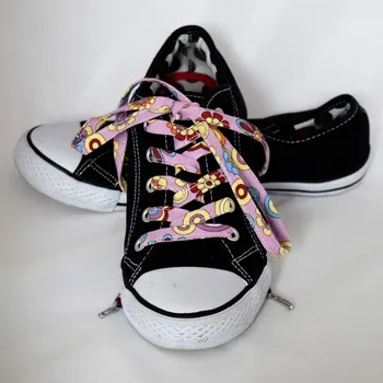 Tkaničky do bot TKANIČKY starorůžové (Ze 100% bavlny)