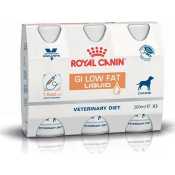 Krmivo pro psa Royal Canin Veterinary Diet Gi Low Fat Dog Liquid 3x 200 ml