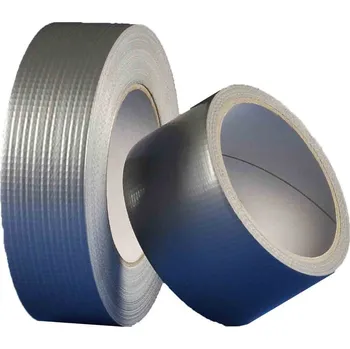 Lepicí páska Den Braven - univerzální textilní páska 25mm x 25m - stříbrná