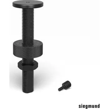 Dílenský stůl SIEGMUND [2-160824] Výškově nastavitelná podpěra s milimetrovou stupnicí - černění