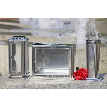 Smuteční dekorace Hřbitovní sada s fotoskříňkou střední