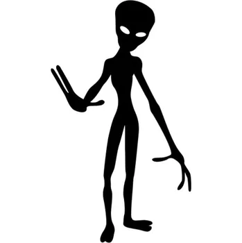 Samolepicí dekorace na vozidlo Samolepka ufonek na auto a motorku, tuning nálepka (1825)