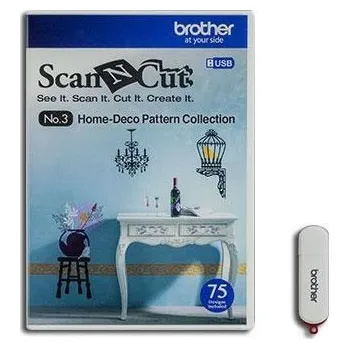 Příslušenství k šicímu stroji BROTHER USB3-dekorační vzory