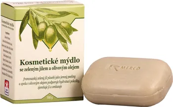 Mýdlo For Merco Kosmetické mýdlo se zeleným jílem a olivovým olejem 100 g