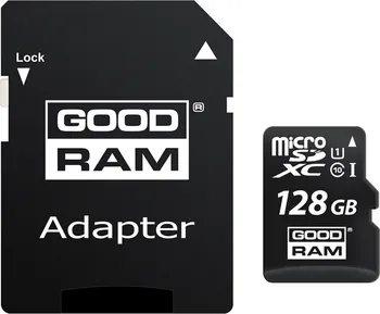 Paměťová karta GOODRAM microSDXC 128 GB  UHS1 + adaptér (M1AA-1280R11)