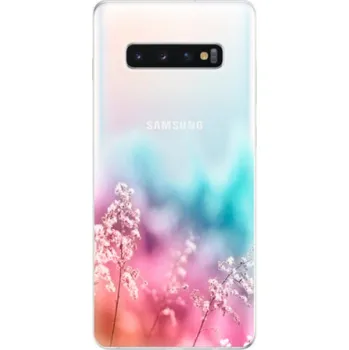 Pouzdro na mobilní telefon Silikonové pouzdro iSaprio - Samsung Galaxy S10 Plus - Duhová Tráva (Odolný silikonový kryt, obal, pouzdro iSaprio - Samsung Galaxy S10 Plus - Duhová Tráva - skvělá ochrana a pružnost, stylový UV potisk, lehkost, tiskne se v České republice)