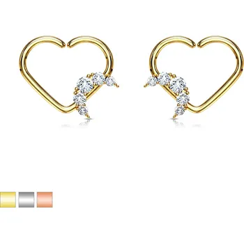 Piercing Piercing do nosu/ucha ve tvaru srdce RXH10R