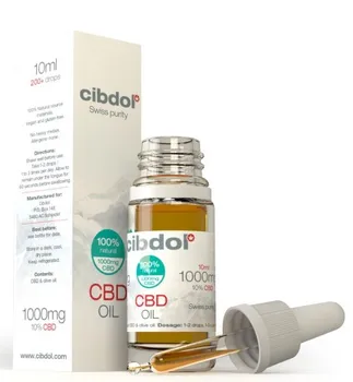 CBD Cibdol Olivový olej s 10 % CBD 1000 mg 10 ml