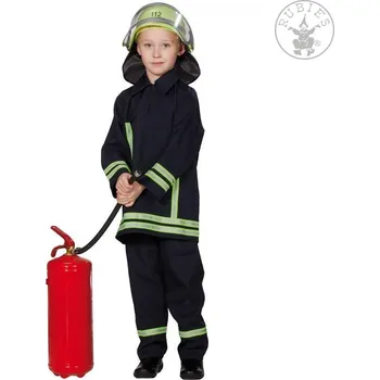 Karnevalový kostým Rubies Německo Hasičský oblek s reflexnímy pruhy varianta: 128