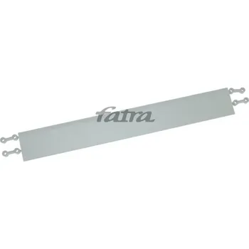 Podlahová lišta Fatra Terrasol ukončovací lišta rovná světle šedá