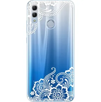 Pouzdro na mobilní telefon Silikonové pouzdro iSaprio - Honor 10 Lite - Bílá Krajka 02 (Odolný silikonový kryt, obal, pouzdro iSaprio - Honor 10 Lite - Bílá Krajka 02 - skvělá ochrana a pružnost, stylový UV potisk, lehkost, tiskne se v České republice)