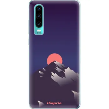 Pouzdro na mobilní telefon Silikonové pouzdro iSaprio - Huawei P30 - Hora a Měsíc 04 (Odolný silikonový kryt, obal, pouzdro iSaprio - Huawei P30 - Hora a Měsíc 04 - skvělá ochrana a pružnost, stylový UV potisk, lehkost, tiskne se v České republice)