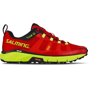 Dámská běžecká obuv Salming Trail 5 Poppy Shoe Women Red/Safety Yellow