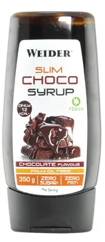 Fitness strava Weider Slim Choco Syrup Vegan 350 g čokoláda