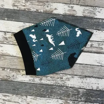 Yháček Šátek na hlavu Yháček, Lesní zvěř petrolej melír Velikost:: L