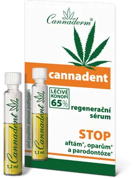 Péče o rty Cannaderm Cannadent regenerační sérum 1,5 ml