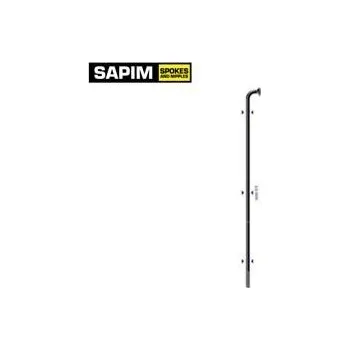 Zapletené kolo Sapim Leader 298 černý, zahnutá hlava