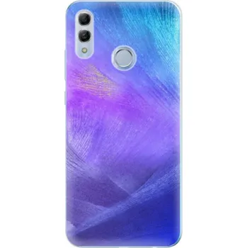 Pouzdro na mobilní telefon Silikonové pouzdro iSaprio - Honor 10 Lite - Fialové Peří (Odolný silikonový kryt, obal, pouzdro iSaprio - Honor 10 Lite - Fialové Peří - skvělá ochrana a pružnost, stylový UV potisk, lehkost, tiskne se v České republice)