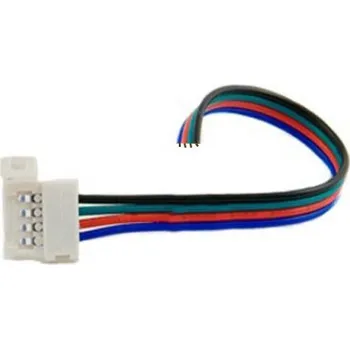 LED páska ECOLIGHT Konektor click - pro LED PÁSKY - RGB - 10mm - 4pin - s vodičem 60102