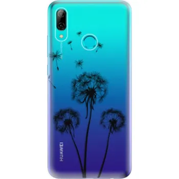 Pouzdro na mobilní telefon Silikonové pouzdro iSaprio - Huawei P Smart 2019 - Tři Černé Pampelišky (Odolný silikonový kryt, obal, pouzdro iSaprio - Huawei P Smart 2019 - Tři Černé Pampelišky - skvělá ochrana a pružnost, stylový UV potisk, lehkost, tiskne se v České republice)