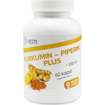 Vieste Kurkumin Piperin Plus 60 cps.