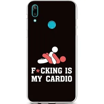 Pouzdro na mobilní telefon Kryt Huawei Y6 2019 silikon Cardio (obal neboli pouzdro na Huawei Y6 2019)