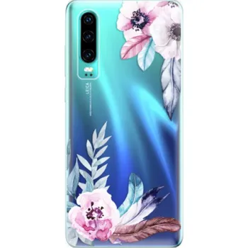Pouzdro na mobilní telefon Silikonové pouzdro iSaprio - Huawei P30 - Flower Pattern 04 (Odolný silikonový kryt, obal, pouzdro iSaprio - Huawei P30 - Flower Pattern 04 - skvělá ochrana a pružnost, stylový UV potisk, lehkost, tiskne se v České republice)