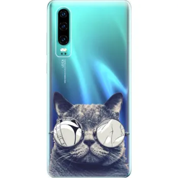 Pouzdro na mobilní telefon Silikonové pouzdro iSaprio - Huawei P30 - Šílená Číča 01 (Odolný silikonový kryt, obal, pouzdro iSaprio - Huawei P30 - Šílená Číča 01 - skvělá ochrana a pružnost, stylový UV potisk, lehkost, tiskne se v České republice)